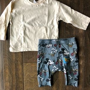 Disney for Zara Pants - worn and cut off